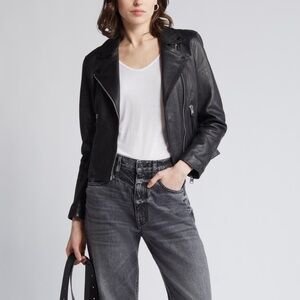 All Saints Leather Dalby Jacket